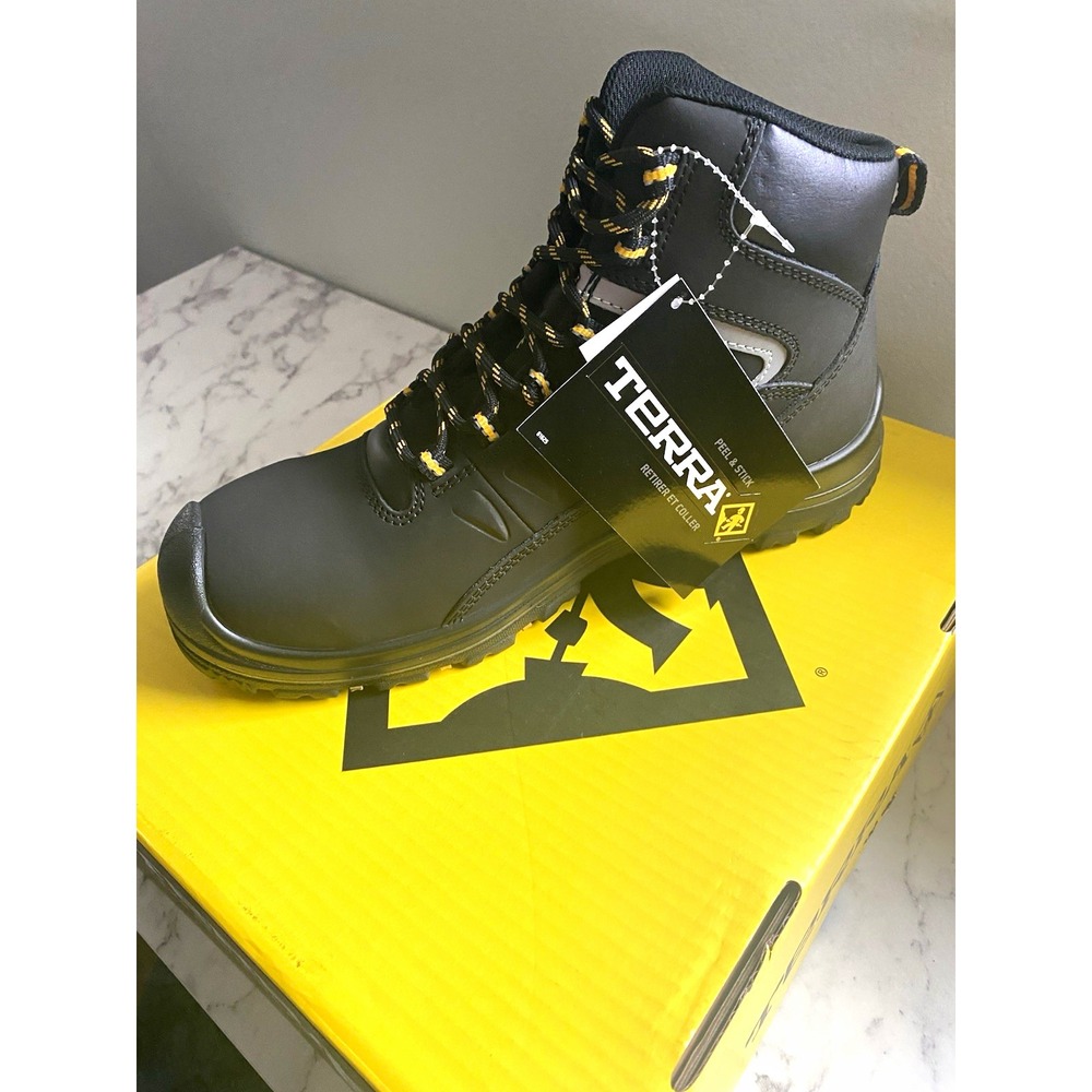 Terra Findlay Men's Work Boots SD Static Dissipating Black 8.5 D MPN R5205B